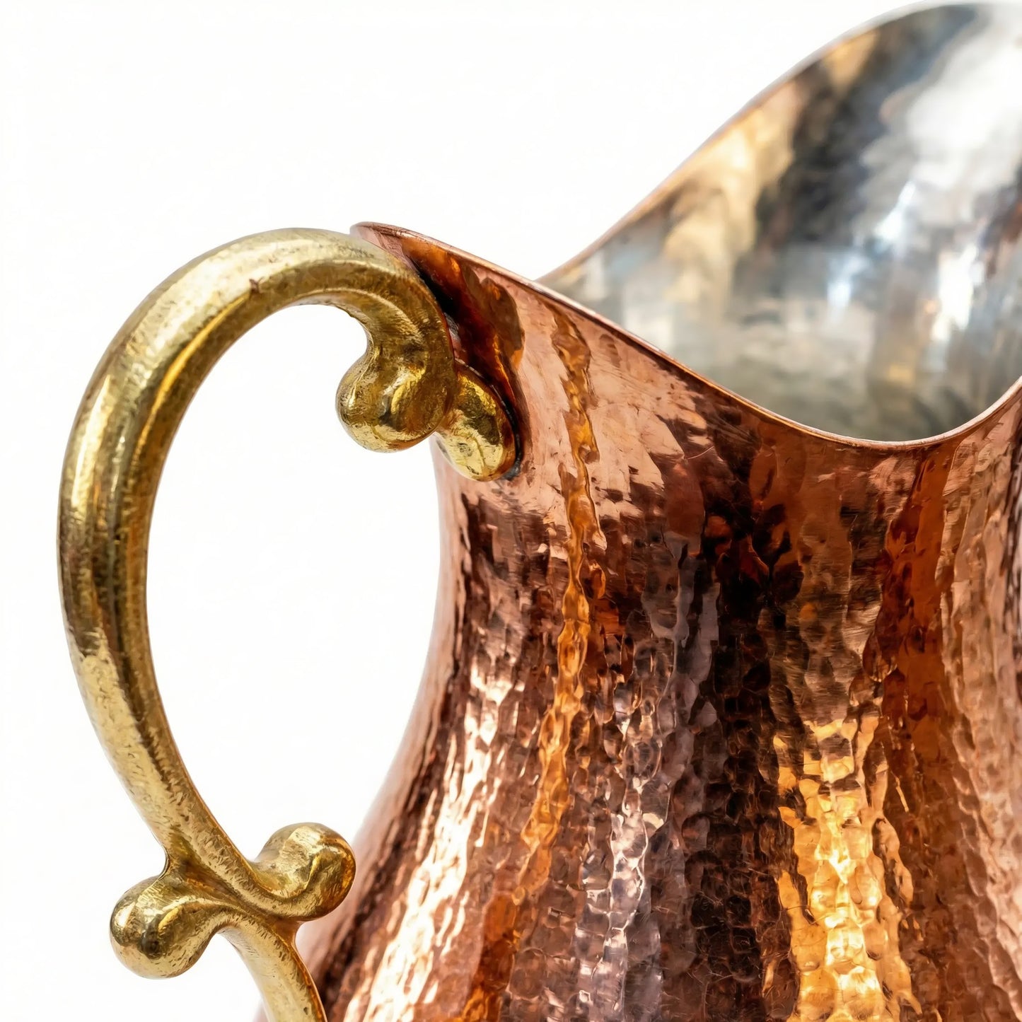 Bakır Dövme Sürahi (2 Litre)
