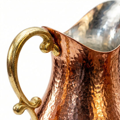 Bakır Dövme Sürahi (2 Litre)