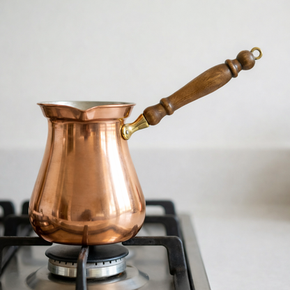 Premium Ağır Bakır Cezve (6 fincan)