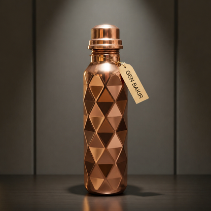 Kalaylı Saf Bakır Matara  (700 ml)