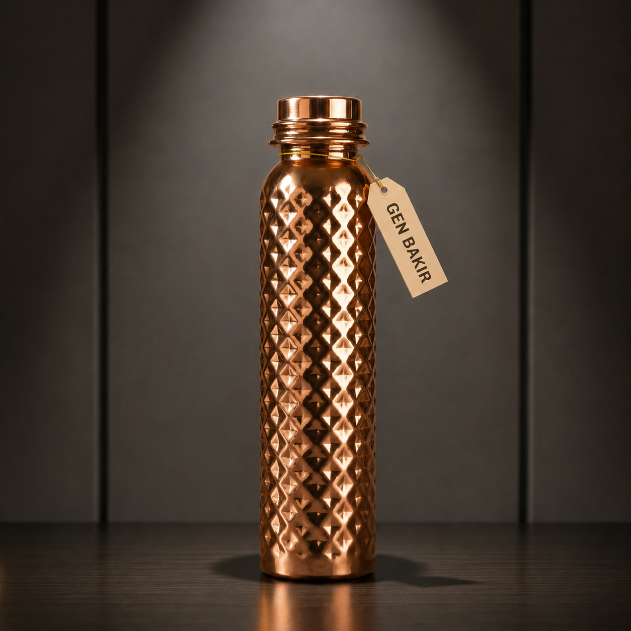 Kalaylı Saf Bakır Matara  (700 ml)
