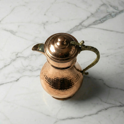 Kalaylı, Kapaklı Bakır Sürahi (2 Litre)